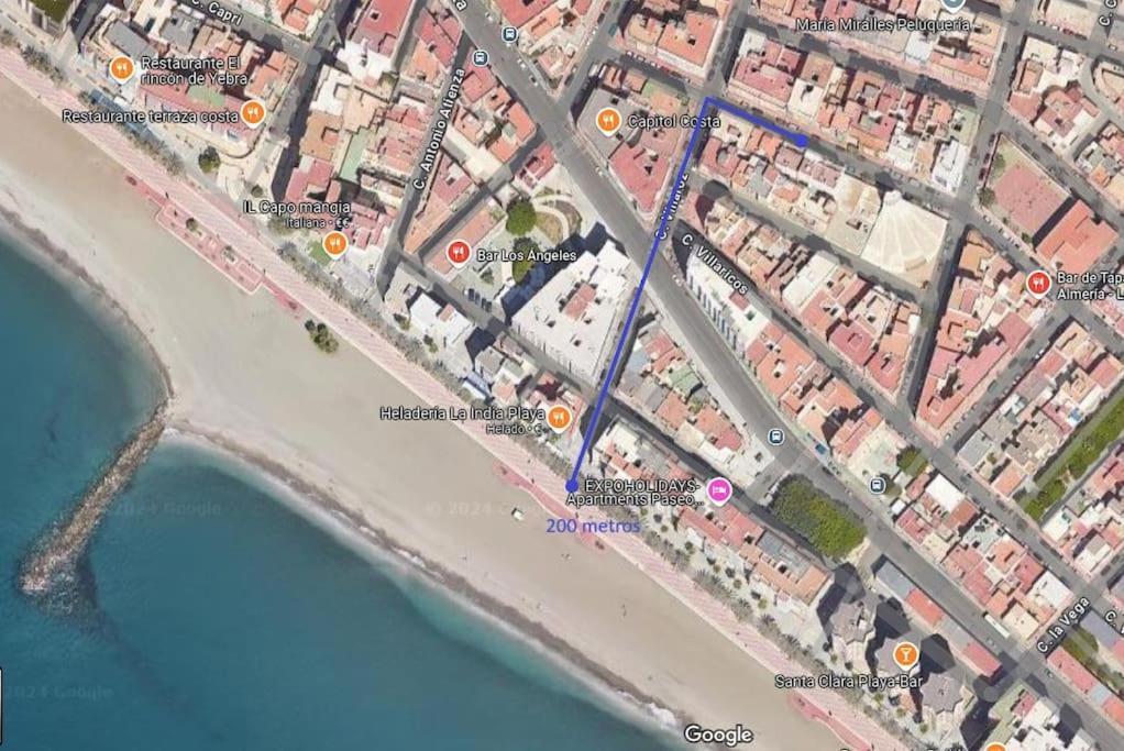 Piso A 200 Metros De La Playa Llegada Autonoma Apartment Almeria Ngoại thất bức ảnh